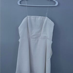 Altar'd State Strapless Mini Dress with Bow